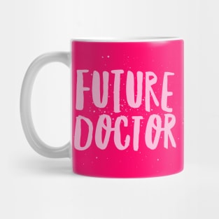 Girls Future Doctor Print Pink Mug